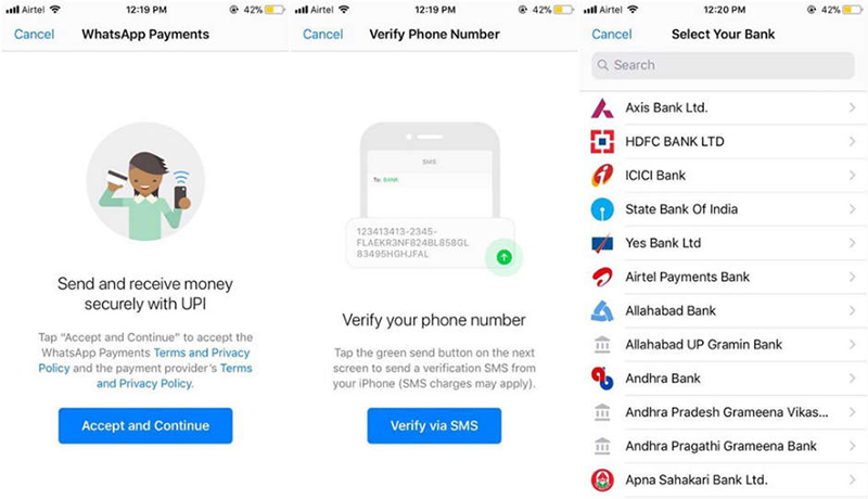 whatsapp payments